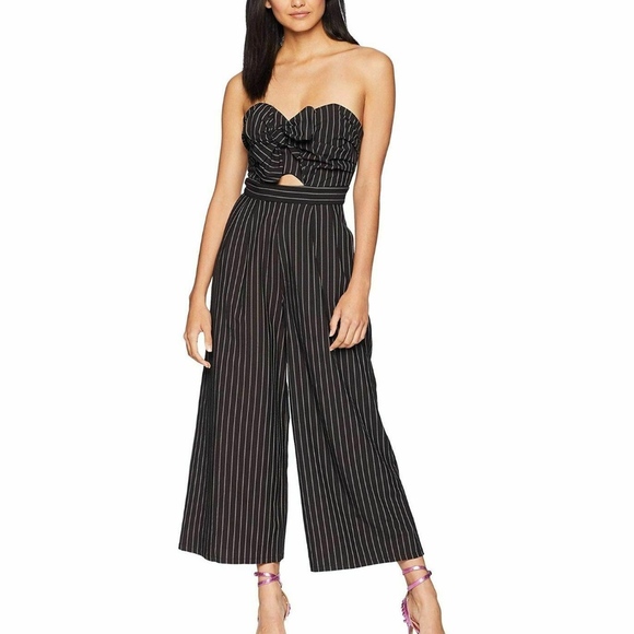 Astr Pants - ASTR THE LABEL WOMEN STRIPED STRAPLESS 561